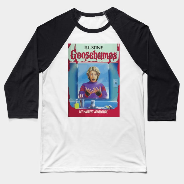 Goosebumps book Baseball T-Shirt by Scarlett